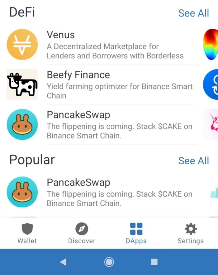 TrustWallet — How to locate PancakeSwap safetly