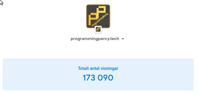 ProgrammingPercy.tech - 173k Views!